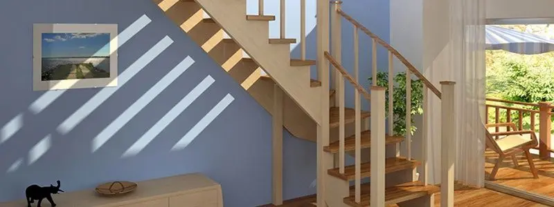 Межэтажные лестницы для дачи